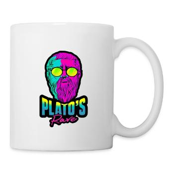 Philosophie Platon Philosophie Étudiant Raver - Mug blanc - blanc - Droite