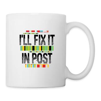 Filmemacher Postproduktion Videoeditor und Cutter - Tasse - Weiß - Rechts