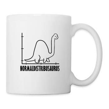 Dinosaure Math Pythagore Mathématicien - Mug blanc - blanc - Droite