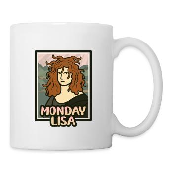 Léonard de Vinci Mona Lisa Da Vinci Art - Mug blanc - blanc - Droite