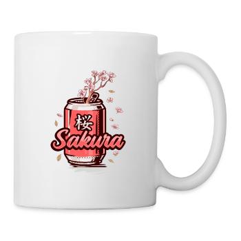 Japanese Sakura Cherry Blossom Can Cherry Tree - Mug - white - Right