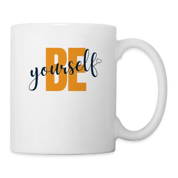 Be yourself - Tasse - Weiß - Rechts