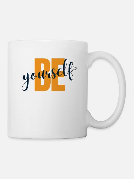 Be yourself - Tasse - Weiß