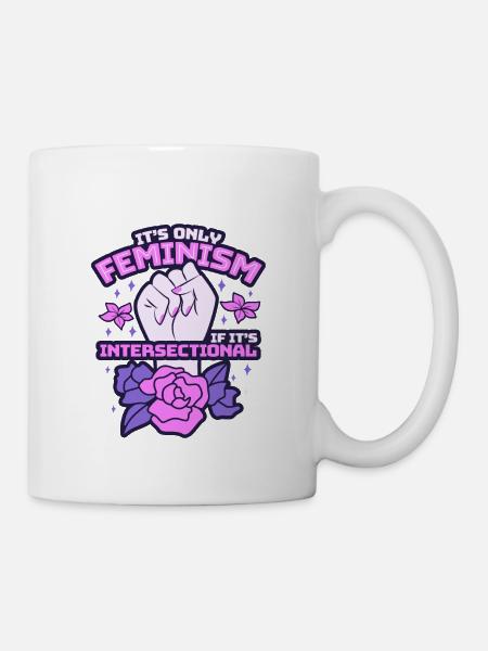 Féminisme féministe Égalité des droits des femmes - Mug blanc - blanc
