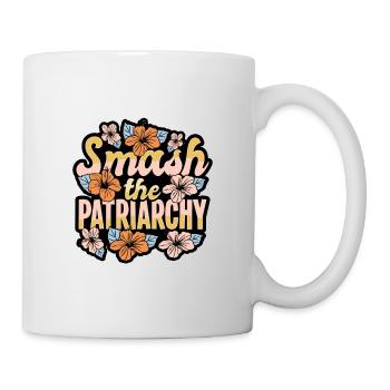 Féminisme Égalité féministe - Mug blanc - blanc - Droite