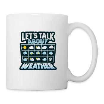 Meteorologe Wettervorhersage Wetter - Tasse - Weiß - Rechts