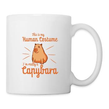 Capybara - Tasse - Weiß - Rechts