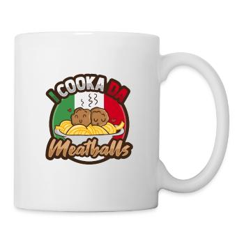 Boulette de viande italienne Cuisine italienne - Mug blanc - blanc - Droite