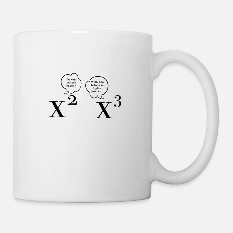 Professeur de mathématiques Joke Design n Mathématicien - Mug blanc - blanc