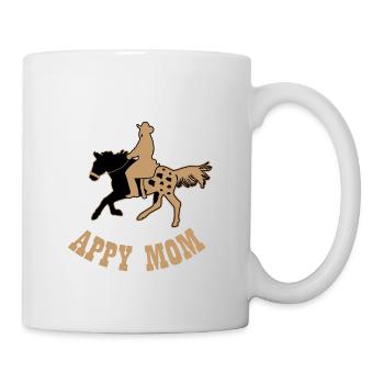 Appaloosa Pferd Mama Mutter - Tasse - Weiß - Rechts