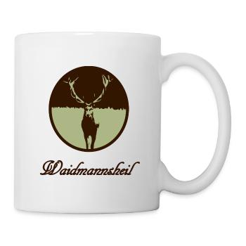 Waidmannsheil Jäger - Tasse - Weiß - Rechts