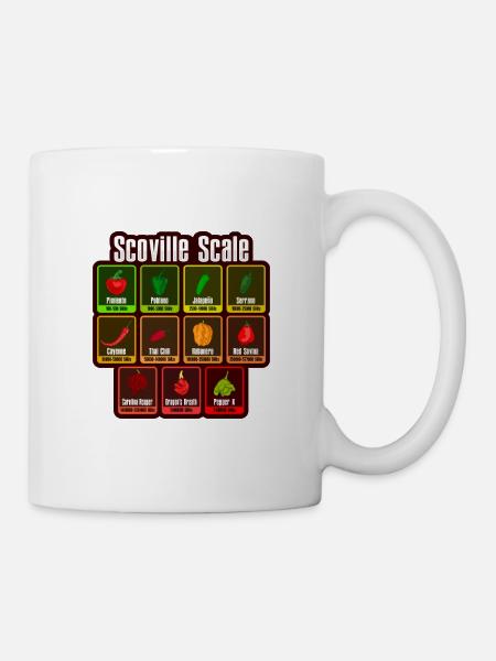 Scoville Scale Habanero Chili Amateurs - Mug blanc - blanc