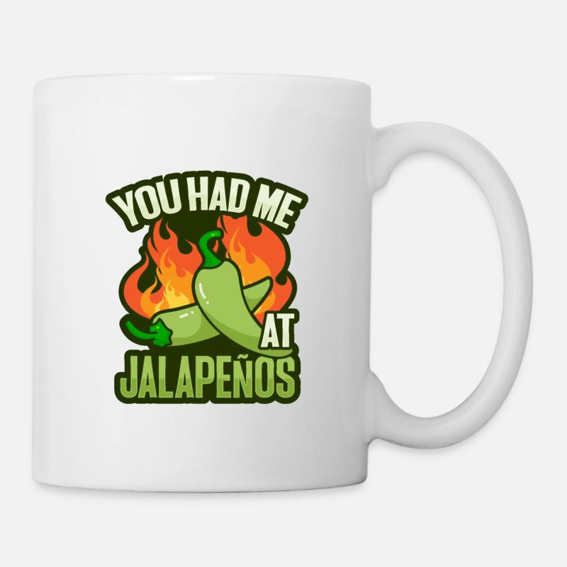 Amateurs de piment Jalapeno Scoville - Mug blanc - blanc
