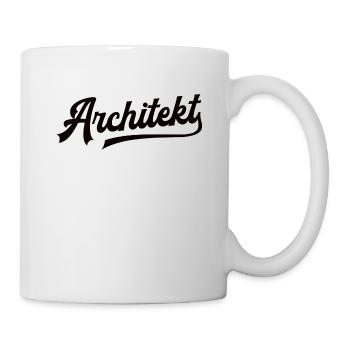 Architekt Architektur Innenarchitekt Baumeister - Tasse - Weiß - Rechts