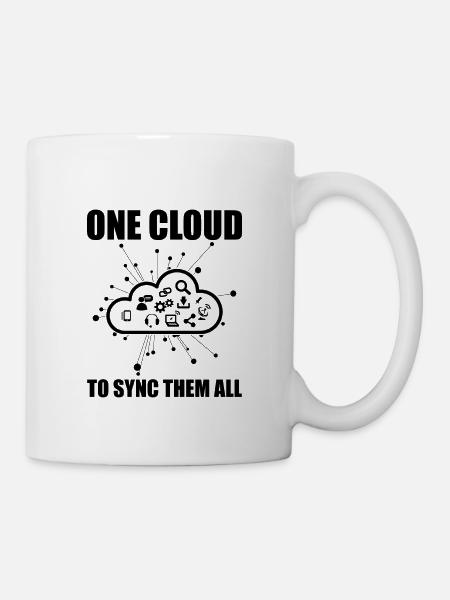 Administrateur Cloud Devops - Mug blanc - blanc