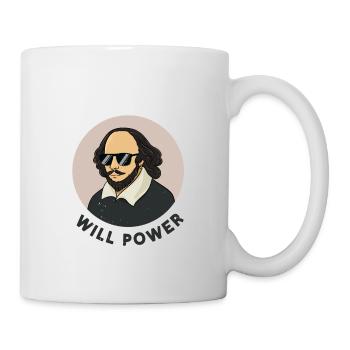 Will Power Shakespeare Literature - Mug - white - Right
