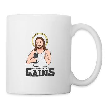 Jesus Training Athletes - Mug - white - Right