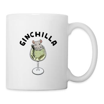 Ginchilla design for a chinchilla owner - Mug - white - Right