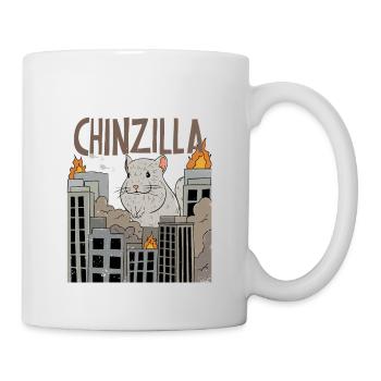 Chinzilla design for a chinchilla owner - Mug - white - Right