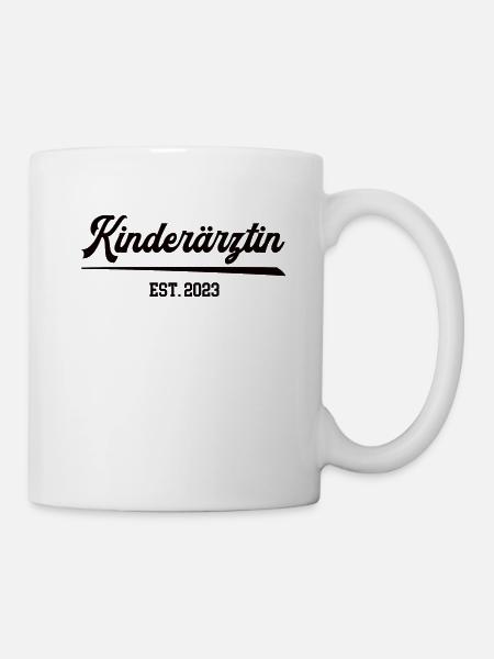 2023 Kinderärztin Ärztin Pädiatrie Kinderaerztin - Tasse - Weiß