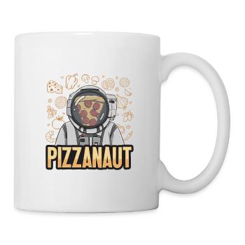 Pizzanaut design for a hobby pizza baker - Mug - white - Right