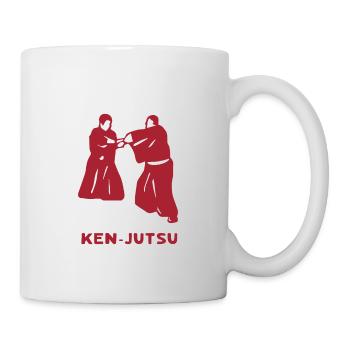 Ken Jutsu Outfit für Martial Arts Kämpfer - Tasse - Weiß - Rechts