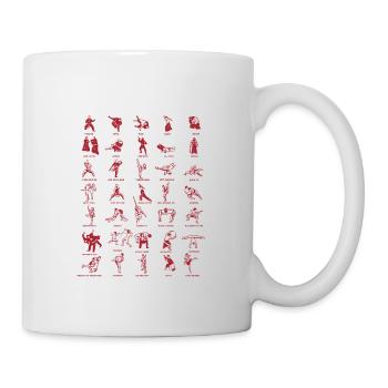 Martial Arts Stile Outfit für Martial Arts Kämpfer - Tasse - Weiß - Rechts