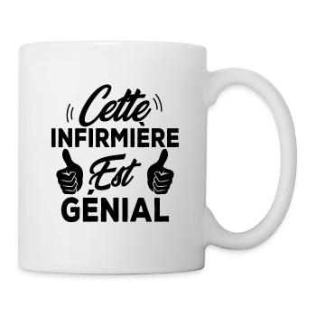 Cette infirmière est génial - Mug blanc - blanc - Droite