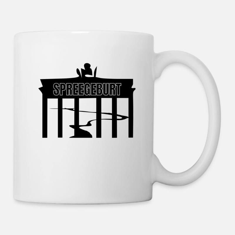 Spreegeburt - Tasse - Weiß