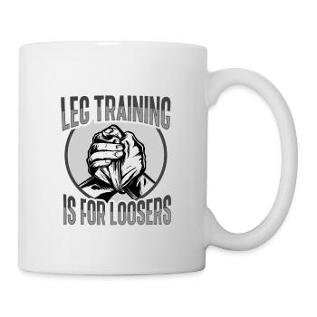 Conception de lutte à main tournante de poignet - Mug blanc - blanc - Droite