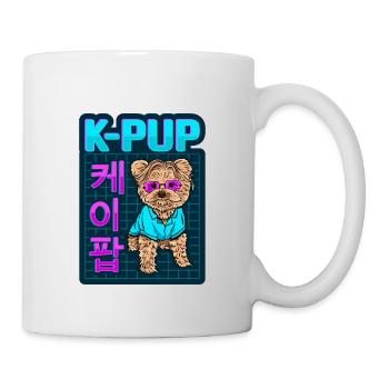 K Pop Dog Designs for a Korean Pop Fan - Mug - white - Right