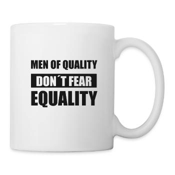 Feminismus Emanzipation Feministin - Tasse - Weiß - Rechts