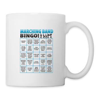 Bingo de fanfare pour un Tambour Major - Mug blanc - blanc - Droite
