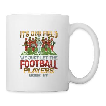 Conception de football de fanfare pour un - Mug blanc - blanc - Droite