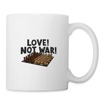 Peace Chess "Love Not War" Design for - Mug - white - Right