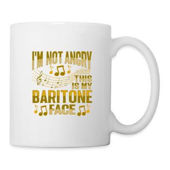 Baritone voice voice design for a choir member - Mug - white - Right