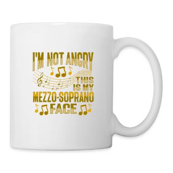 Conception vocale de mezzo-soprano pour un - Mug blanc - blanc - Droite