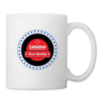 Kanada, Ahornblatt. - Tasse - Weiß - Rechts