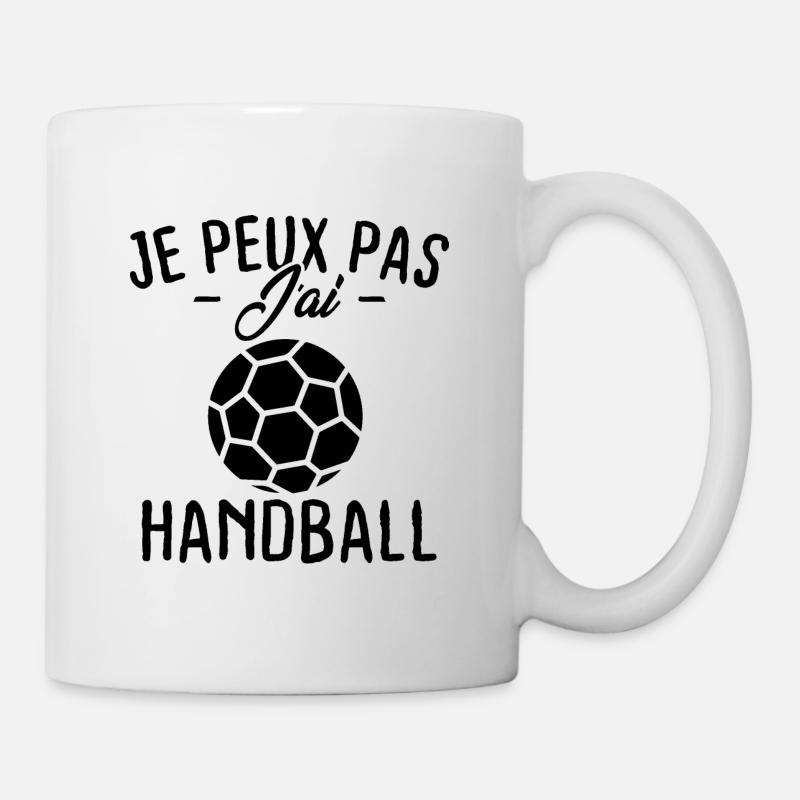 Je peux pas j'ai Handball - Mug blanc - blanc
