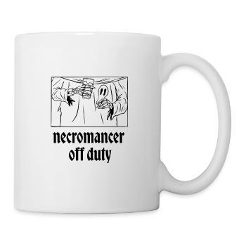 Untoter Nekromant außer Dienst Satanist Goth - Tasse - Weiß - Rechts