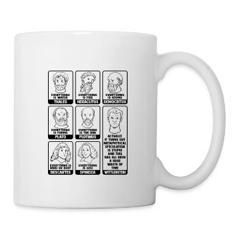 Philosophie Meme Design für einen Philosophen - Tasse - Weiß - Rechts