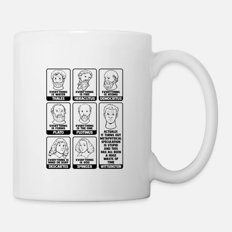 Philosophie Meme Design pour un philosophe - Mug blanc - blanc