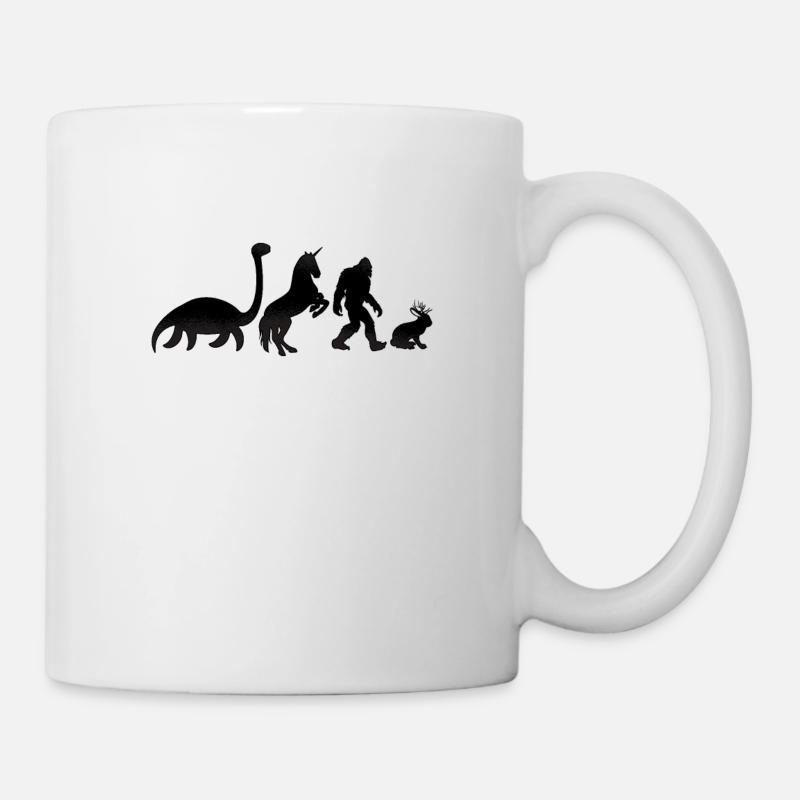 Kryptozoologie Kryptid Bigfoot Einhorn Loch Ness - Tasse - Weiß