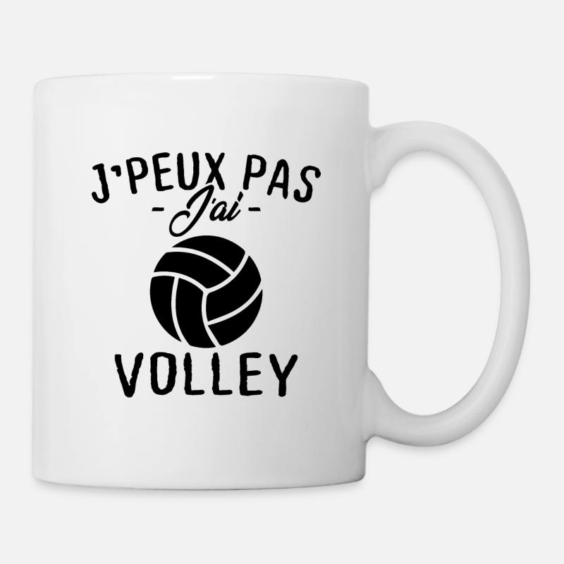 Je peux pas j'ai volley - Mug blanc - blanc