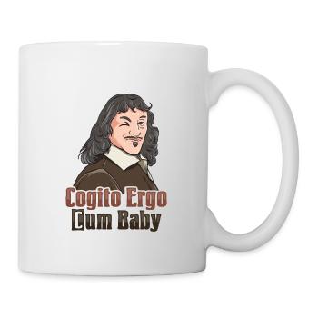 Descartes Cogito Ergo Philosophy - Mug - white - Right