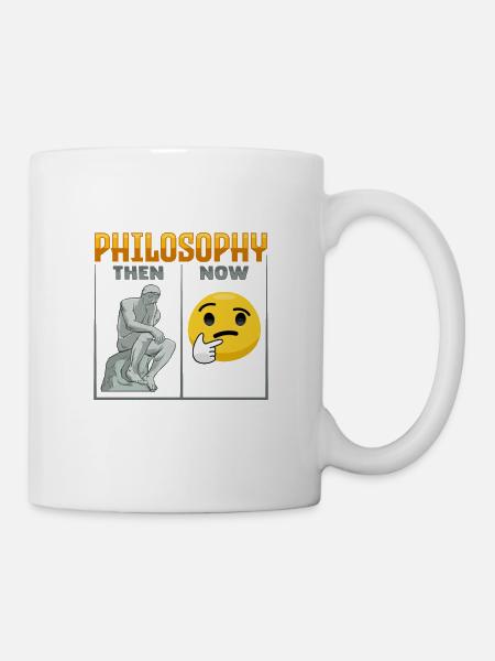 Philosophisches Design für einen Philosophen - Tasse - Weiß
