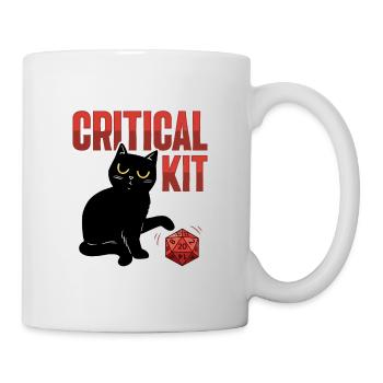 D20 Cat design for an RPG GAMER - Mug - white - Right