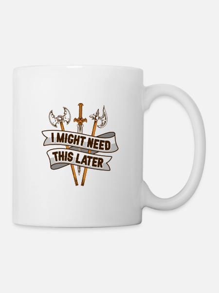 Larp Rpg Rollenspiel Design Larper - Tasse - Weiß