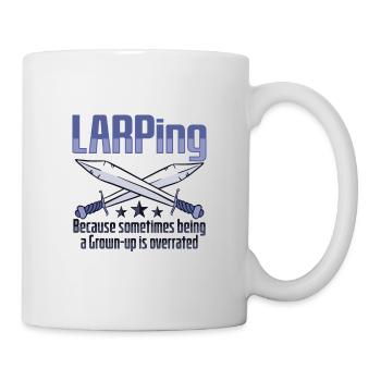 Larp Larping Conception de jeu de rôle Larper - Mug blanc - blanc - Droite