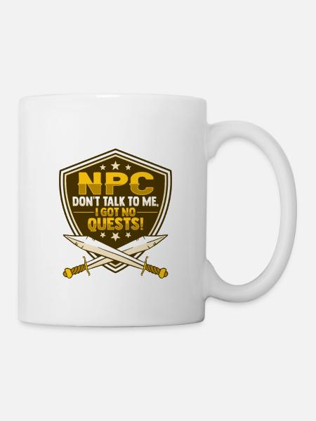 Larp Npc Rpg Rollenspieler Larper - Tasse - Weiß